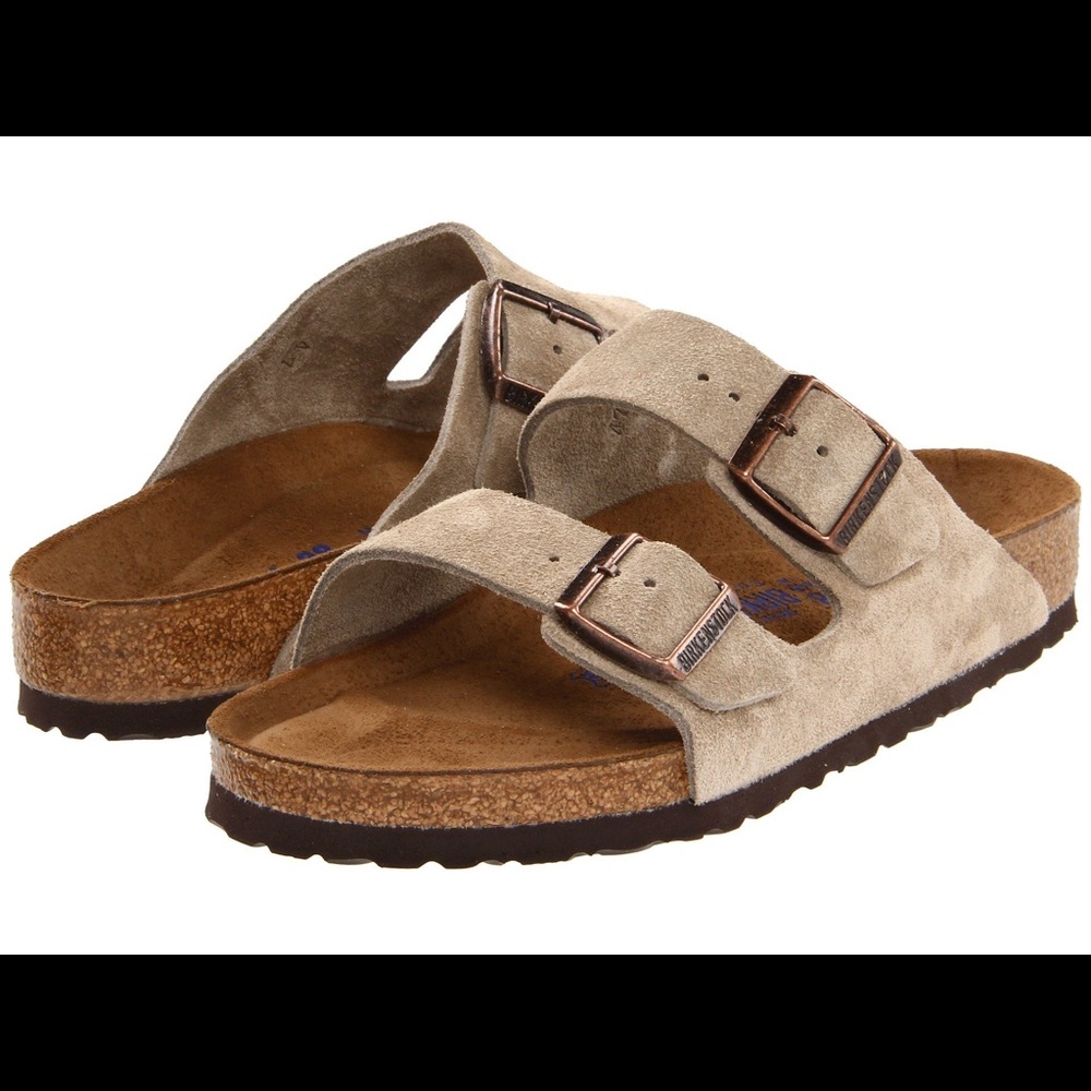 Arizona Soft Footbed- Taupe Suede